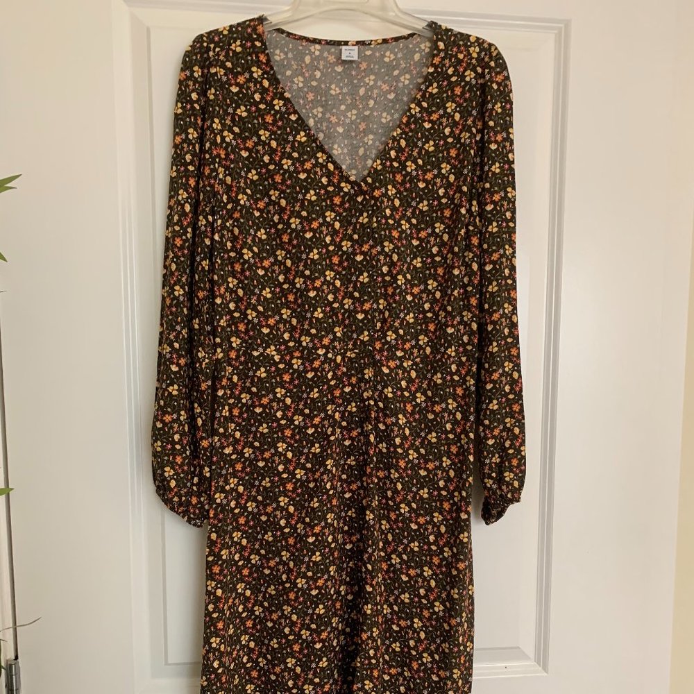 Old Navy Fall Midi Dress